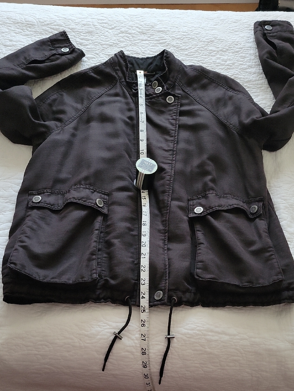 Free People Women's Swing Sporty Jacket in Black- Size S - Picture 13 of 16